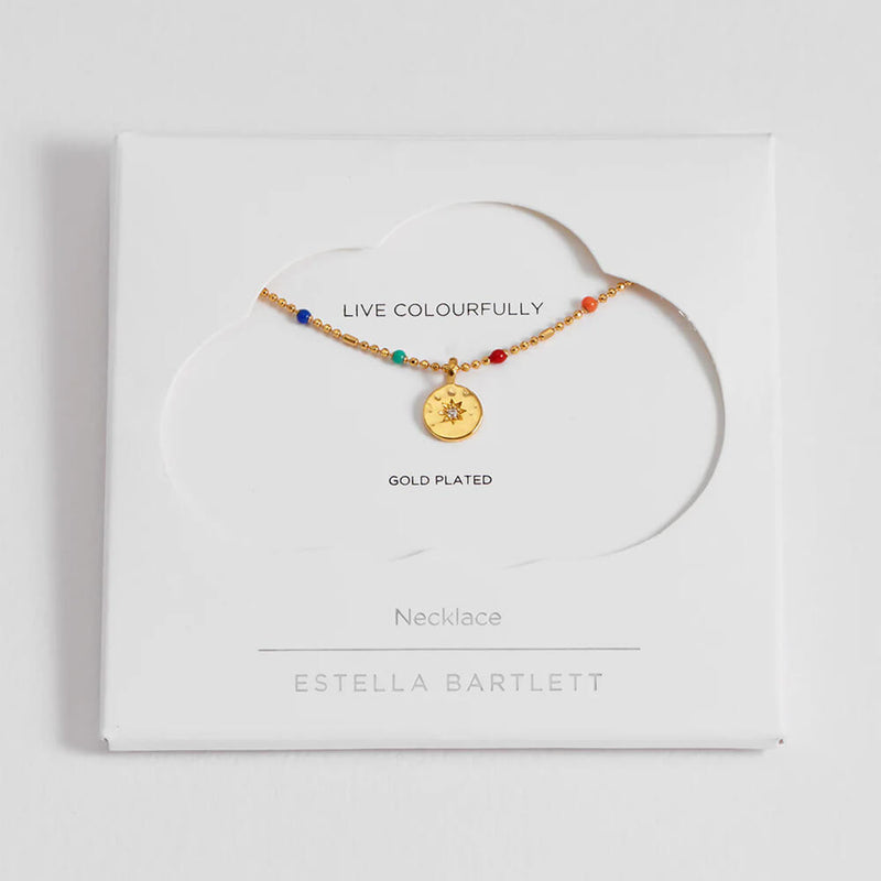 Estella Bartlett Live Colourfully Pendant Necklace