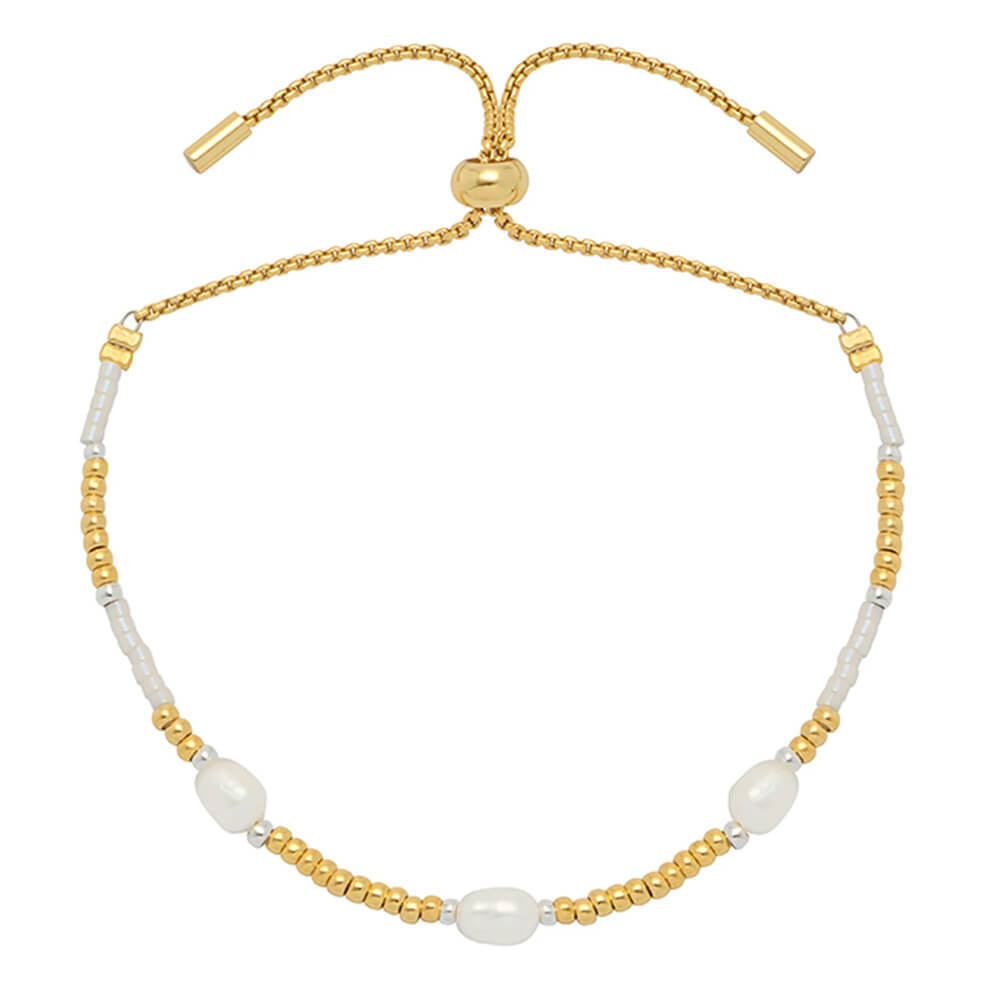 Estella Bartlett Pearl Station Gold Amelia Bracelet