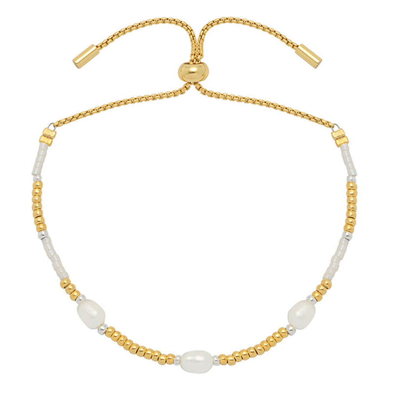 Estella Bartlett Pearl Station Gold Amelia Bracelet