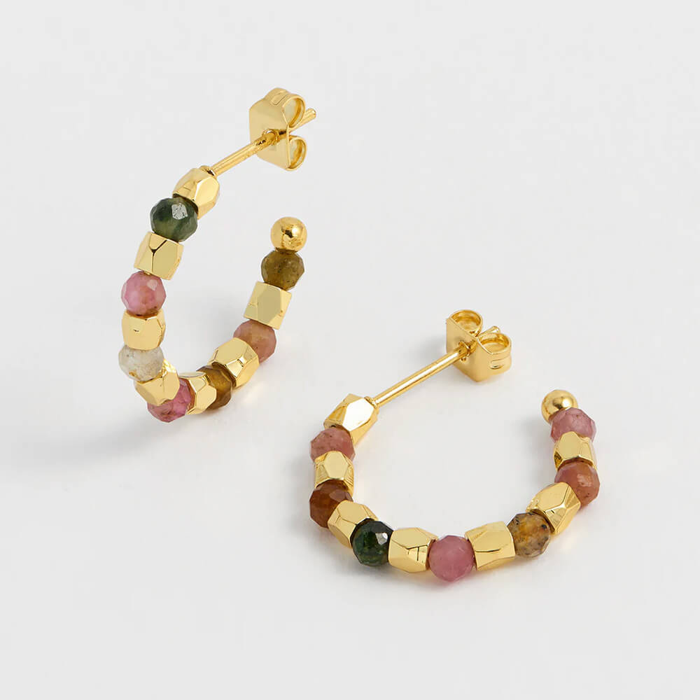 Estella Bartlett  Tourmaline C-Hoop Earrings