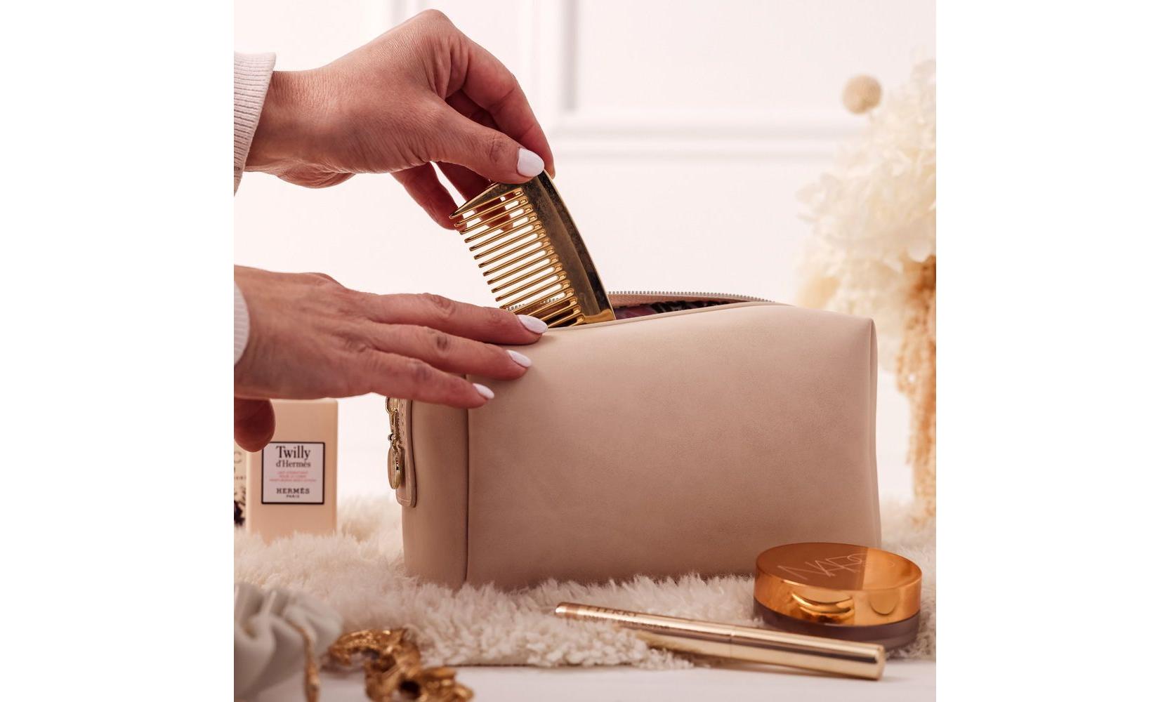 Florre Cosmetic Bag with Printed Internal