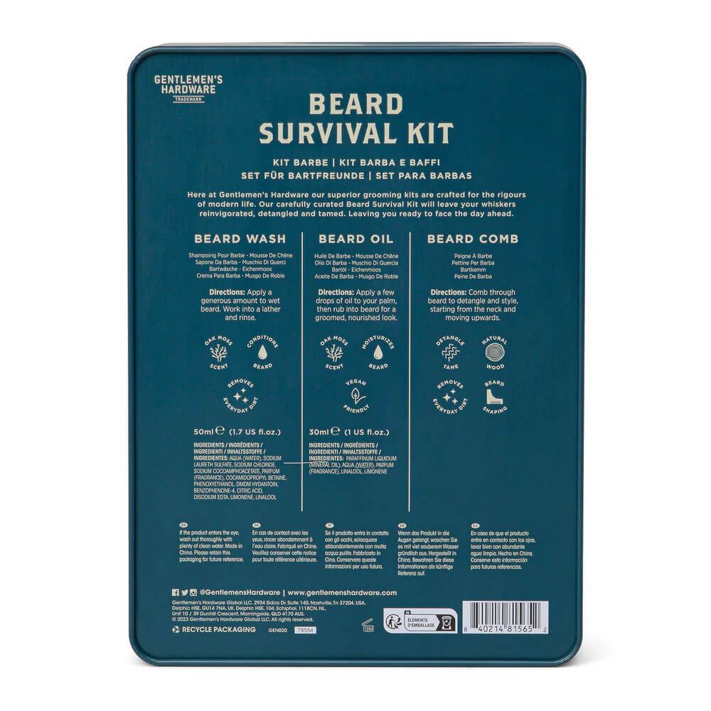 Gentlemens Hardware Beard Survival Kit