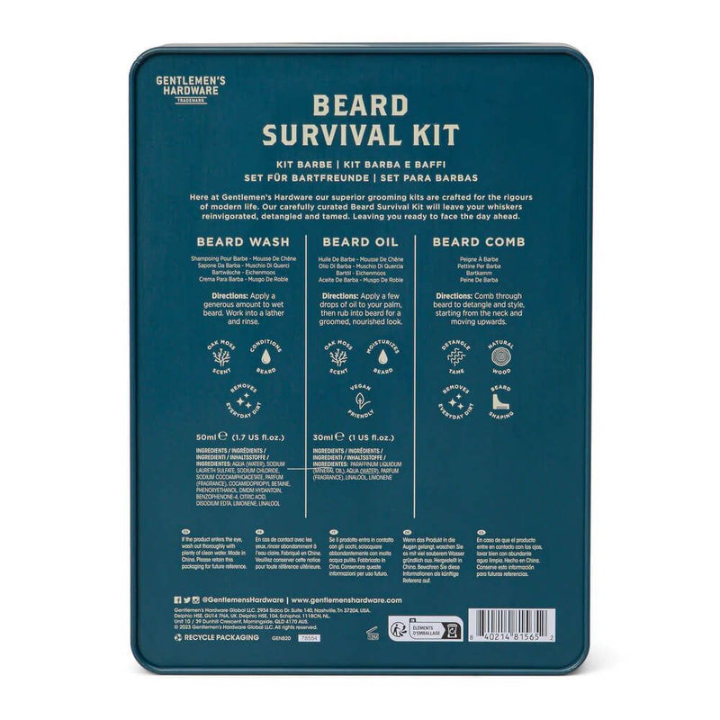 Gentlemens Hardware Beard Survival Kit