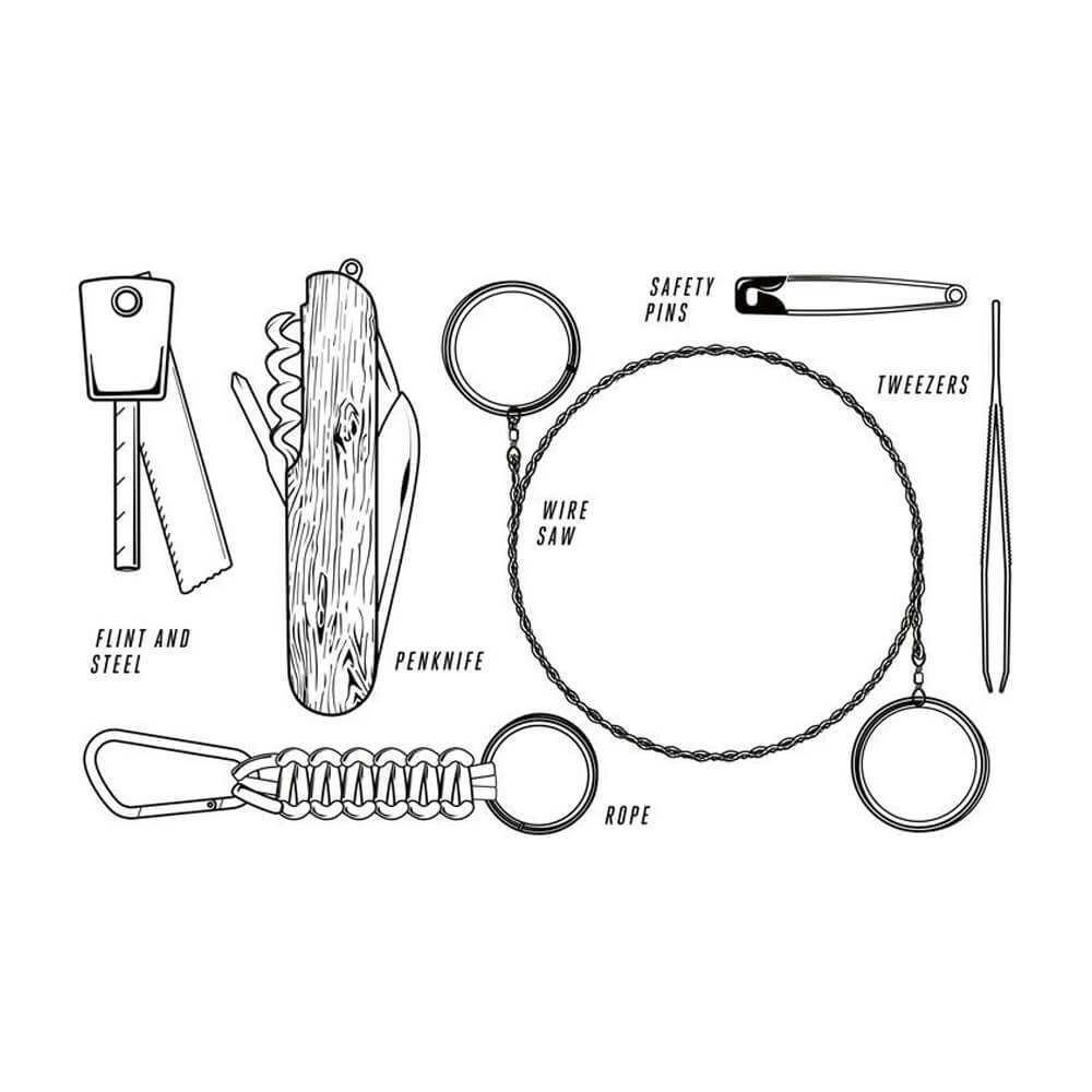 Gentlemens Hardware Outdoor Survival Kit
