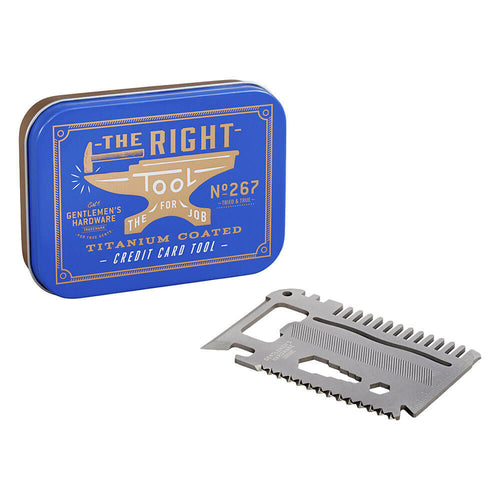 Gentlemens Hardware Titanium Credit Card Tool