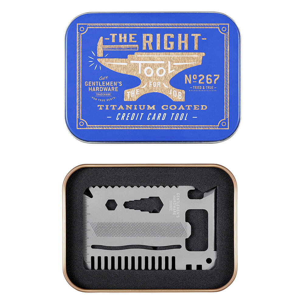 Gentlemens Hardware Titanium Credit Card Tool