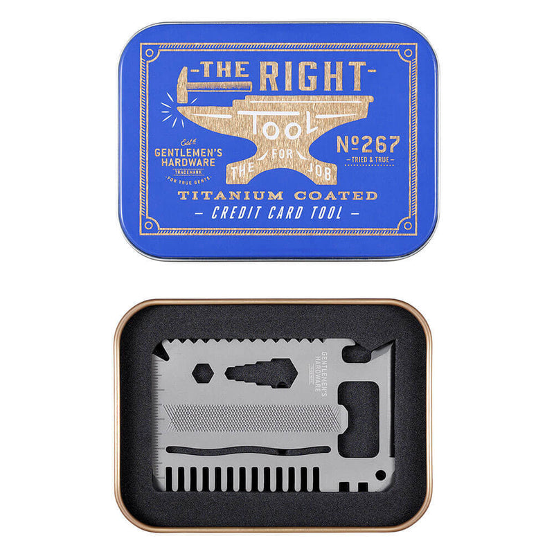 Gentlemens Hardware Titanium Credit Card Tool