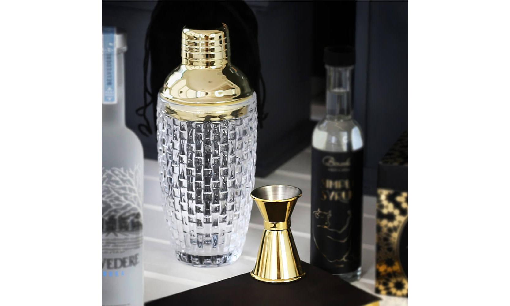 Glass Cocktail Shaker Set