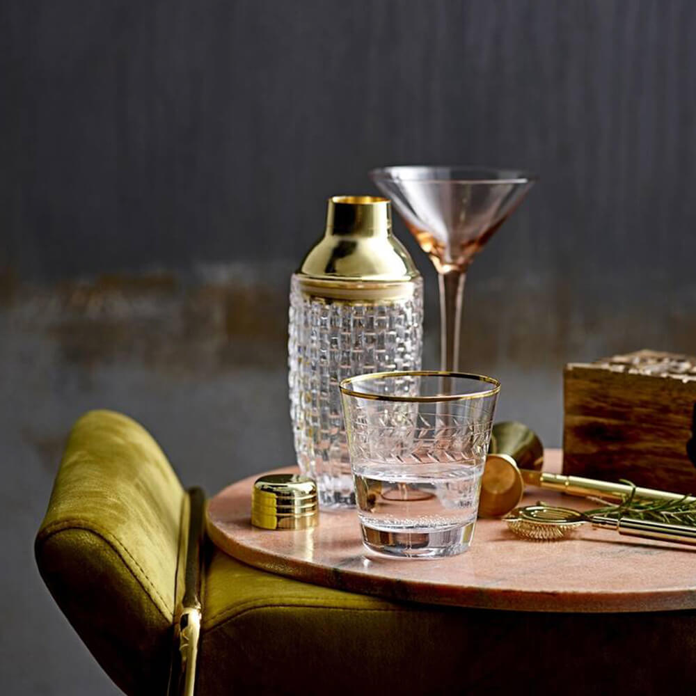Glass Cocktail Shaker Set