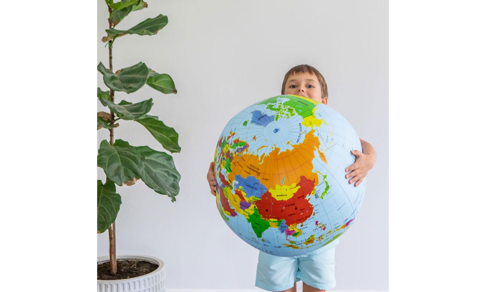 Inflatable World Globe