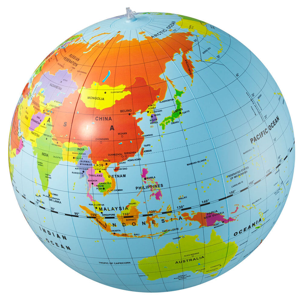Inflatable World Globe