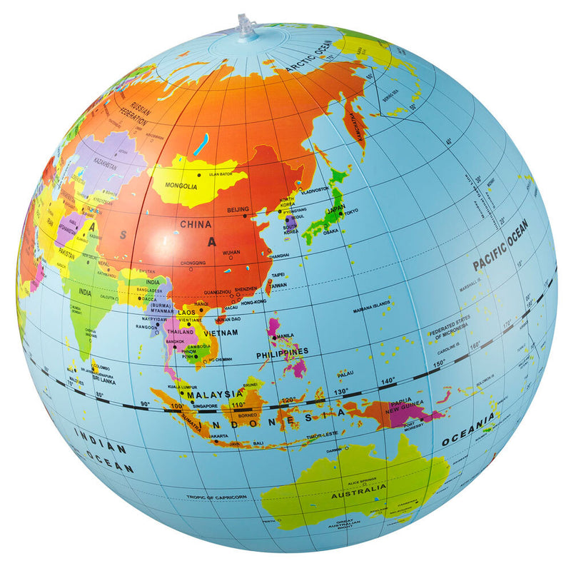 Inflatable World Globe