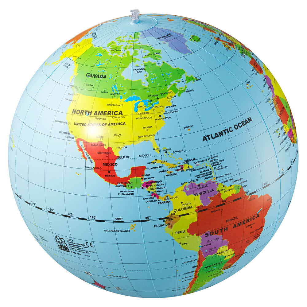 Inflatable World Globe