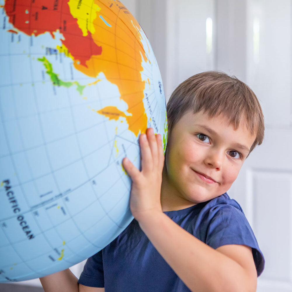 Inflatable World Globe