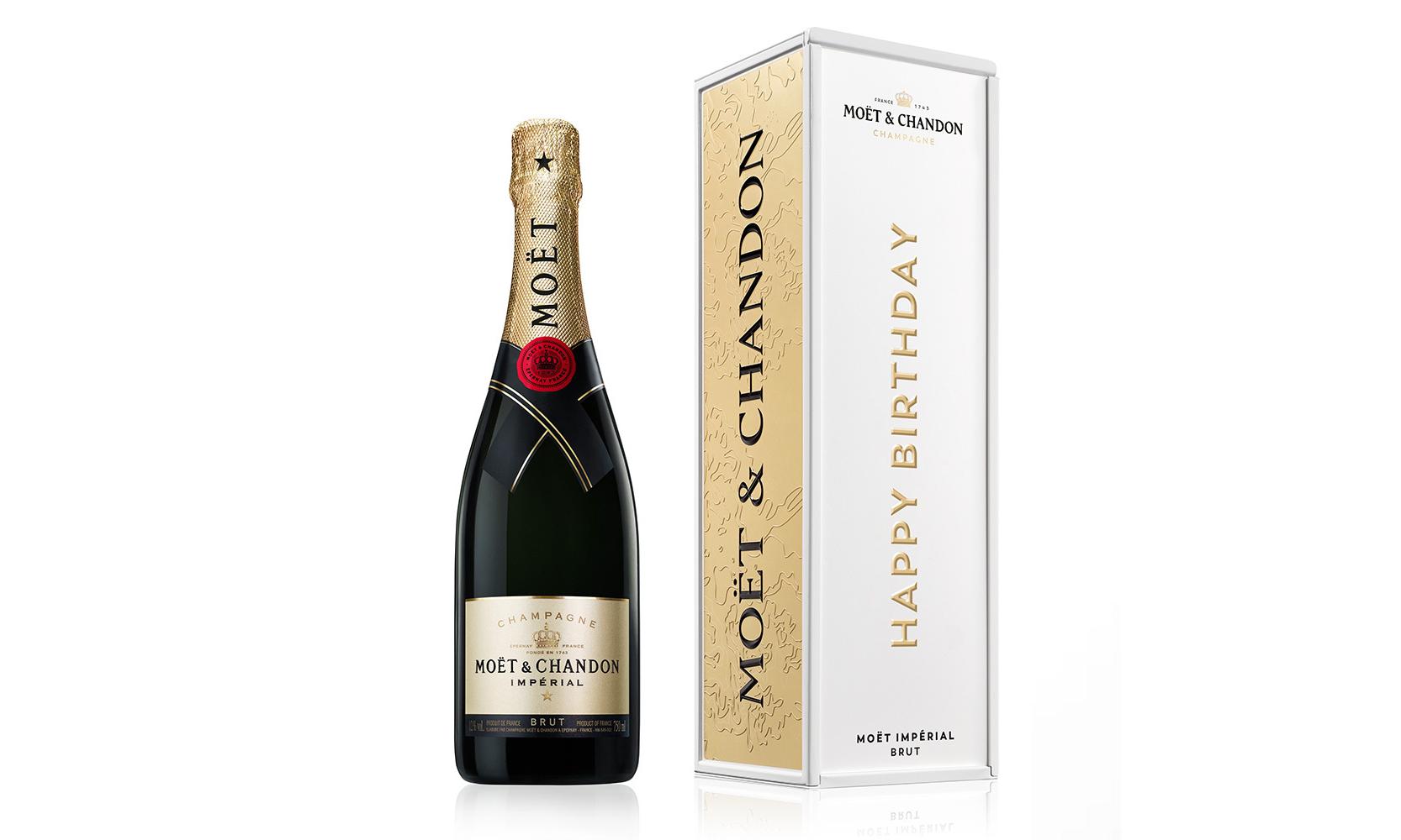 Moet & Chandon - Happy Birthday Metal Gift Box