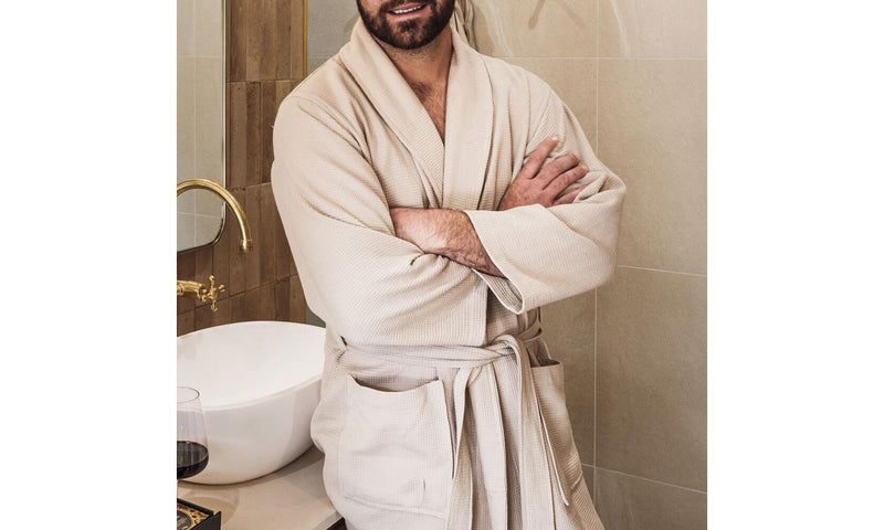 Palermo Home Luxury Cotton Waffle Robe
