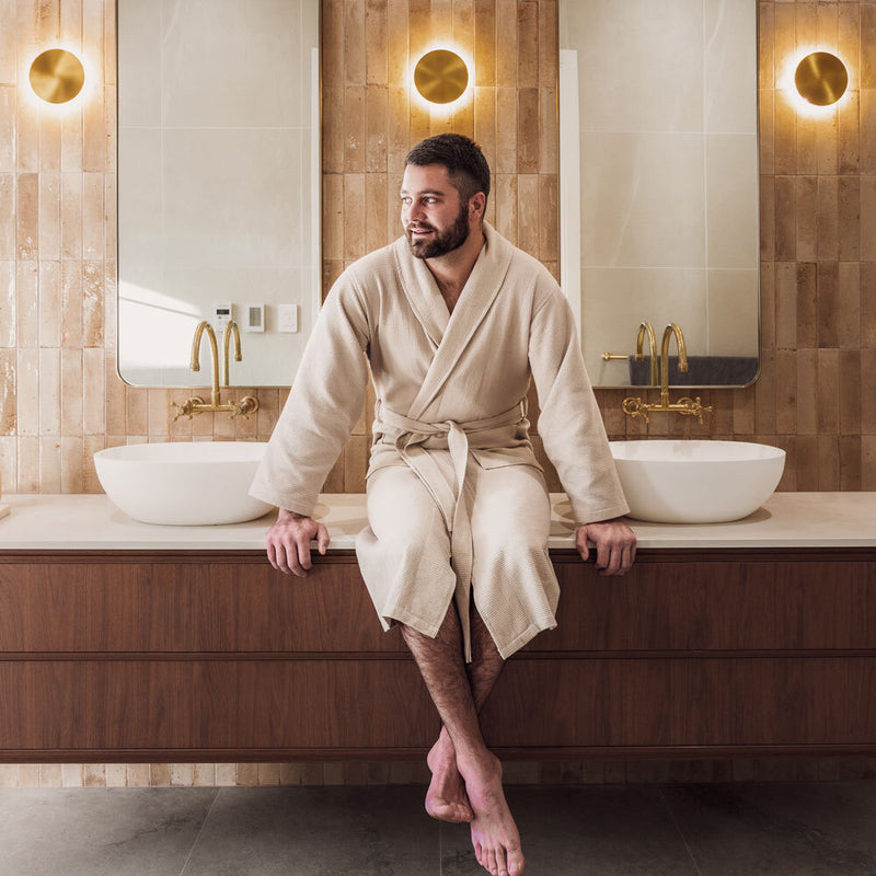 Palermo Home Luxury Cotton Waffle Robe