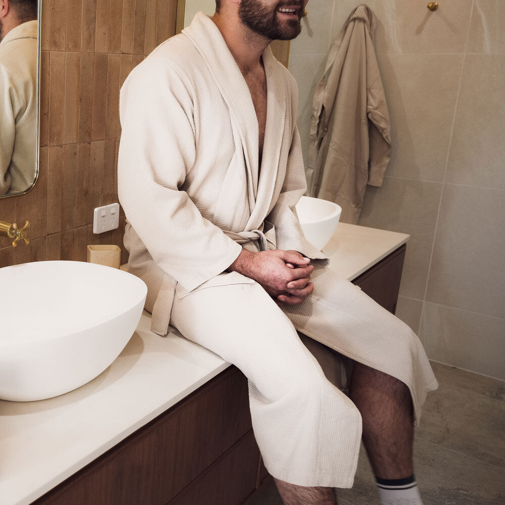 Palermo Home Luxury Cotton Waffle Robe