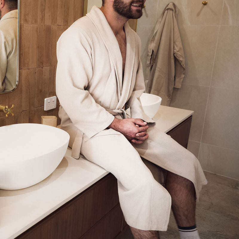 Palermo Home Luxury Cotton Waffle Robe