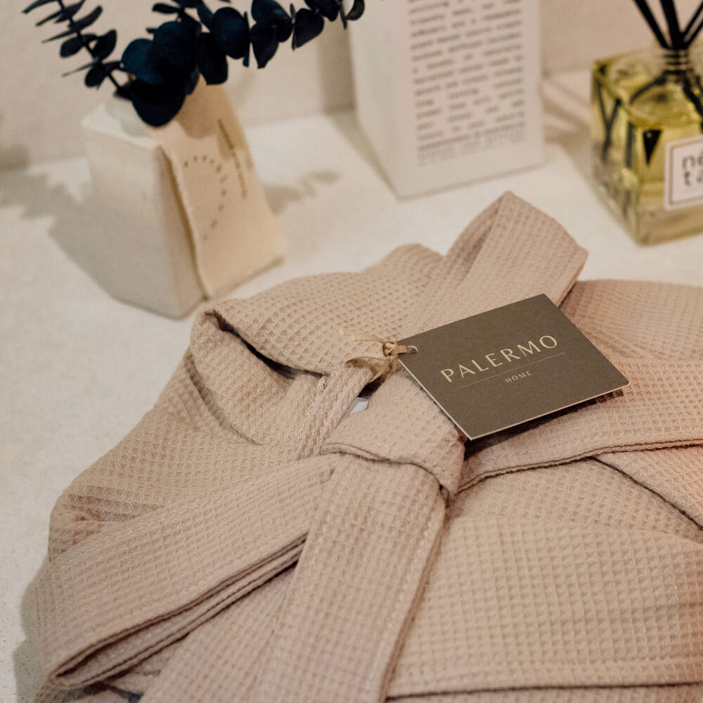 Palermo Home Luxury Cotton Waffle Robe