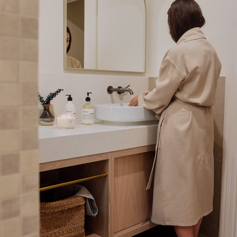 Palermo Home Luxury Cotton Waffle Robe