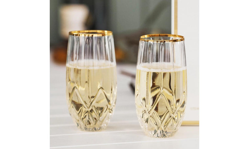 Palermo Home Stemless Champagne Flutes