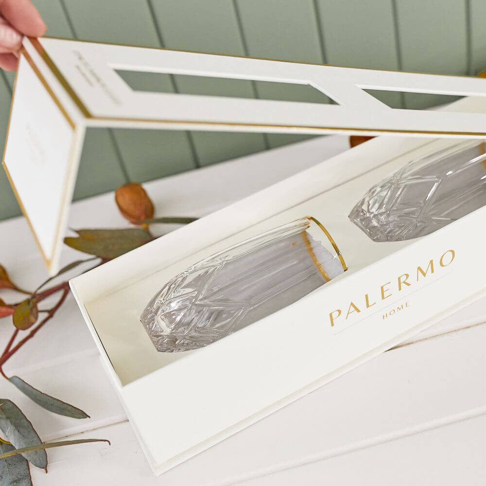 Palermo Home Stemless Champagne Flutes