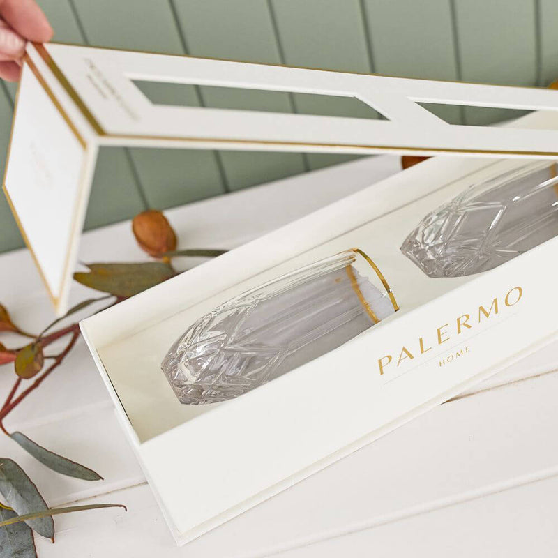 Palermo Home Stemless Champagne Flutes