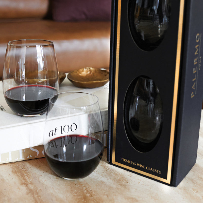Palermo Home Stemless Wine Glasses