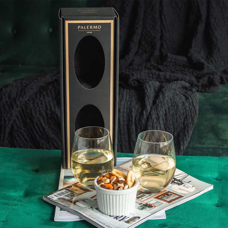 Palermo Home Stemless Wine Glasses