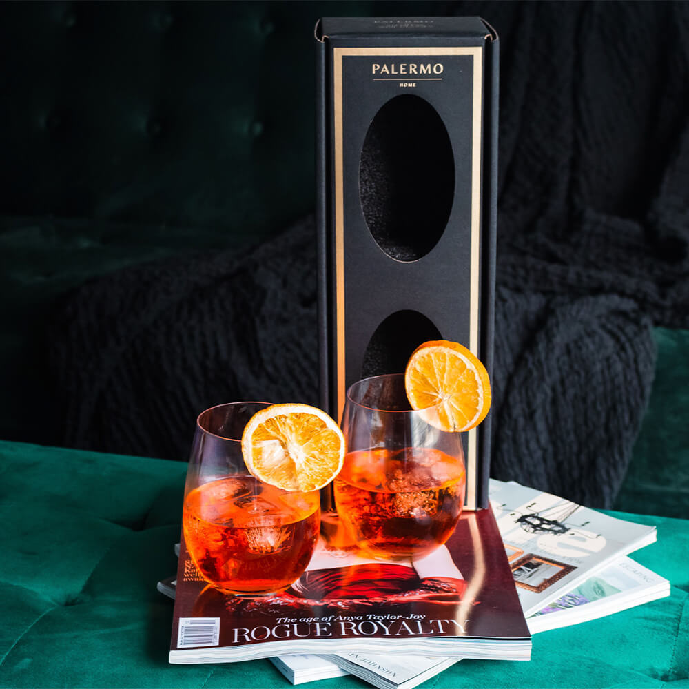 Palermo Home Stemless Wine Glasses