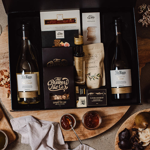 Red & White Nibbles Hamper - Alternative View