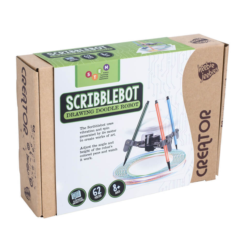 Heebie Jeebies Scribblebot Drawing Machine Creator Kit | Gifts Australia