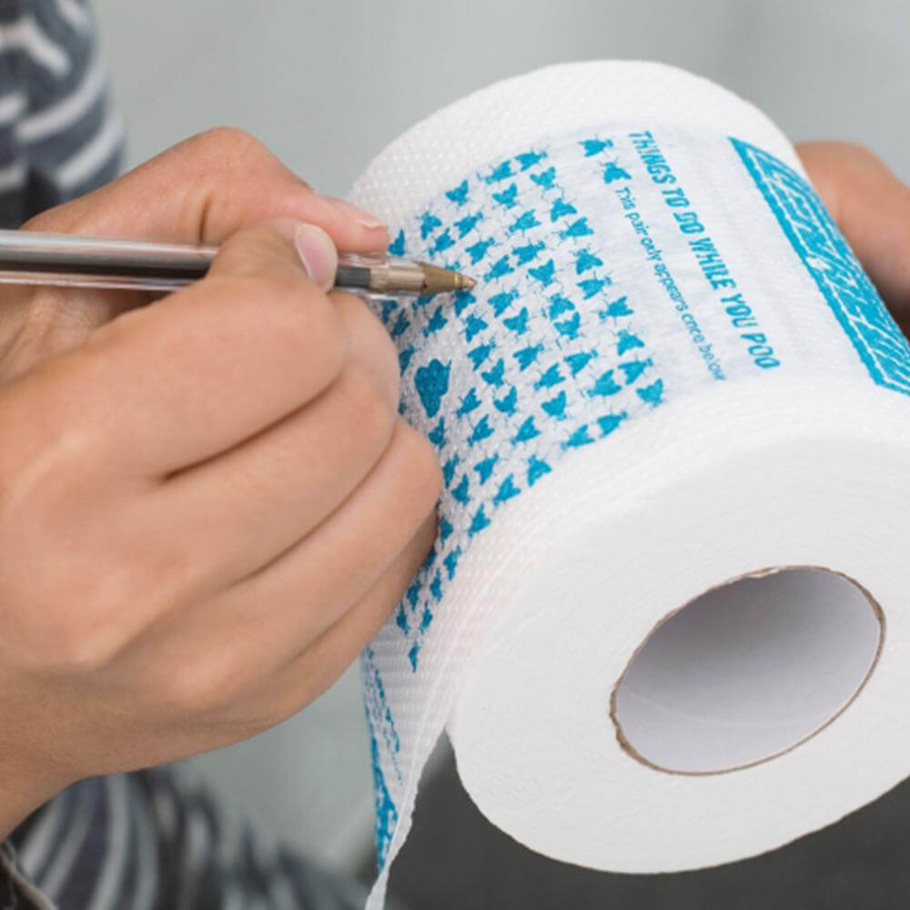 Things To Do While You Poo Toilet Roll