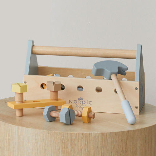Wooden Tool Box Set
